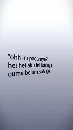 oh ini pacarnya