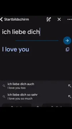 ich liebe dich