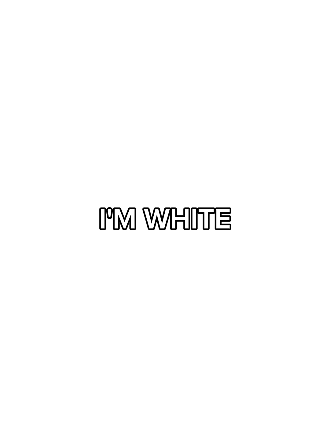 Soy blanco 