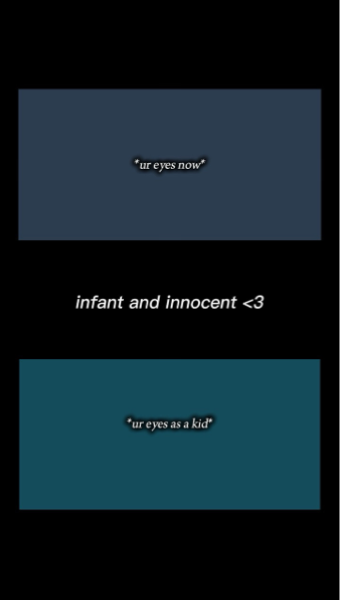 ur eyes before & now
