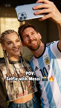 Selfie with Messi 