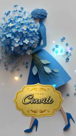 Convite Azul