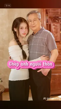 Ghép ảnh người thân