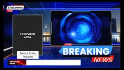 News Template blue