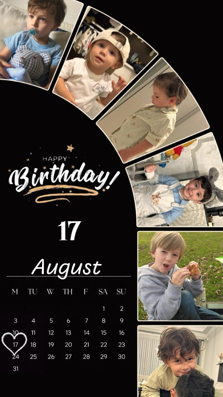 BDAY SON 17 AUGUST 