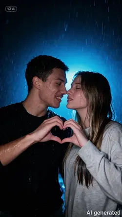 Rain photoshoot
