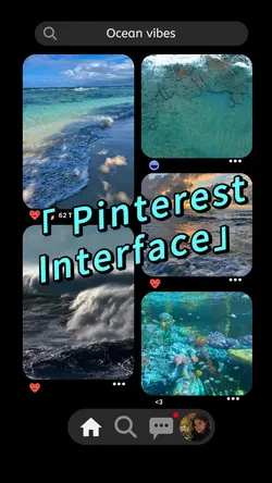 Pinterest Interface