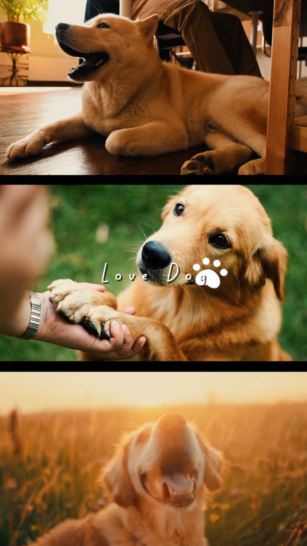 Chien d'amour