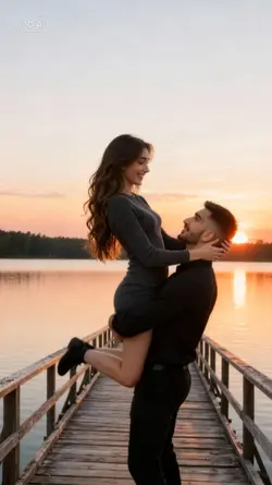 a Romantic moment on