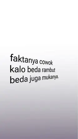 beda rambut beda muk