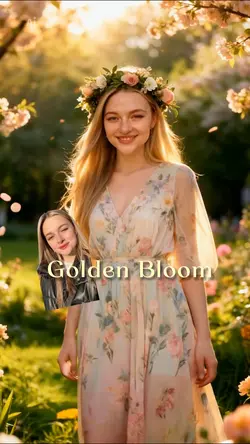 Golden bloom