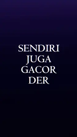 sendiri juga gacor