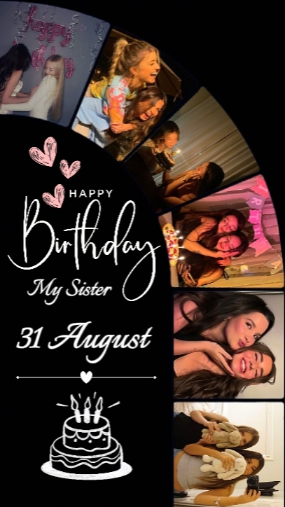 ANIVERSÁRIO IRMÃ 31 DE AGOSTO