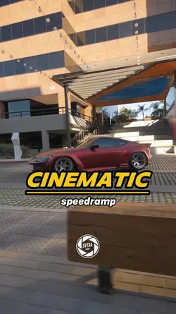 Cinematic speedramp
