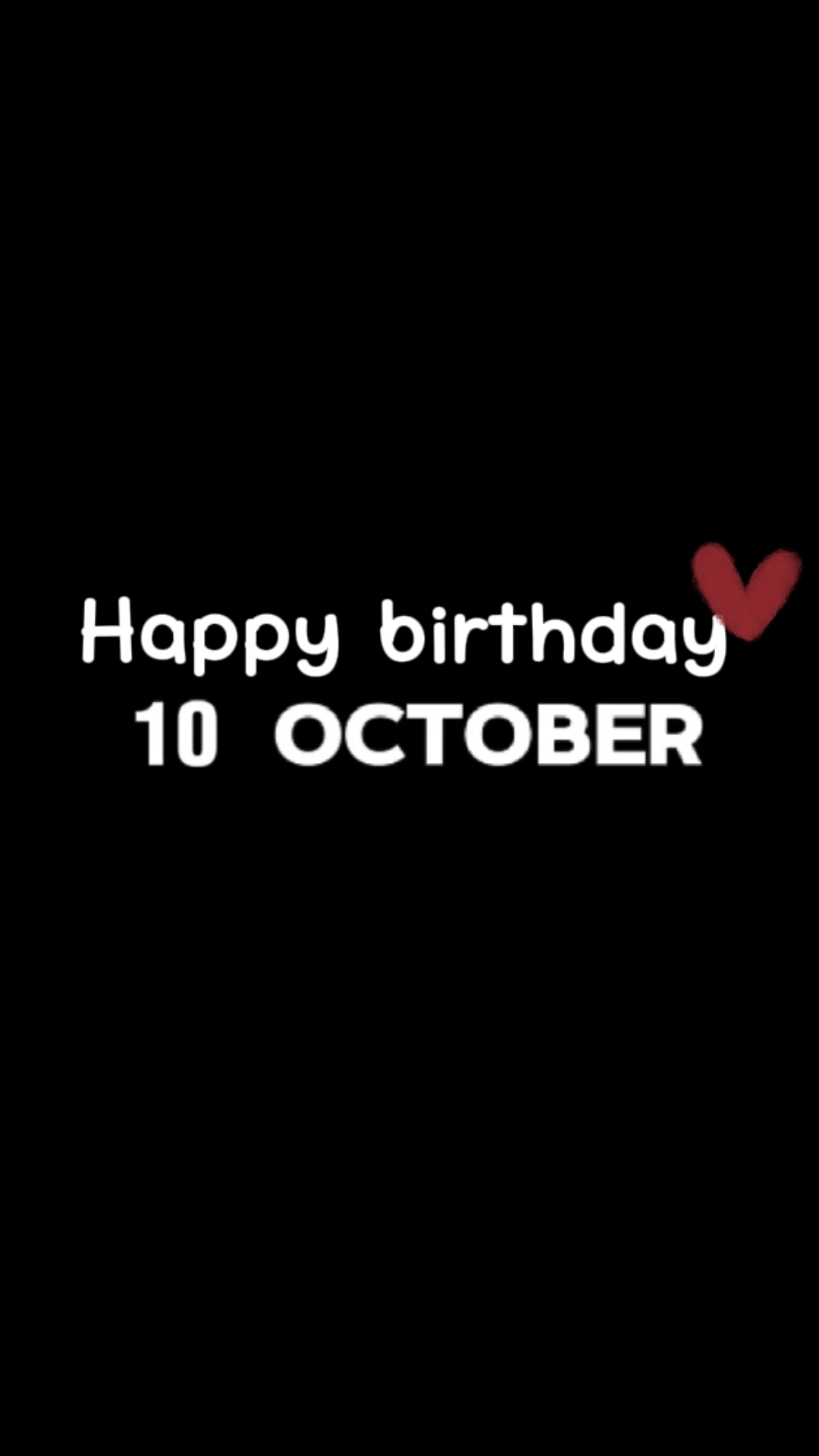 ANNIVERSAIRE LOVE 10 OCTOBRE