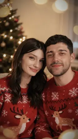 Christmas couple 