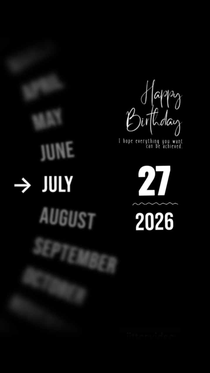 BDAY LOVE 27 JULY