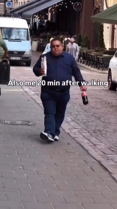 Me after walking
