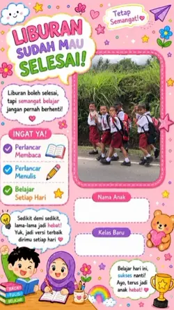liburan telah usai 