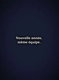 Nouvelle année, même