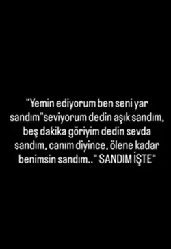 İnanmıştık sadece 🤦🏻