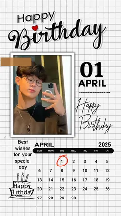 HBD 1 APRIL 2025