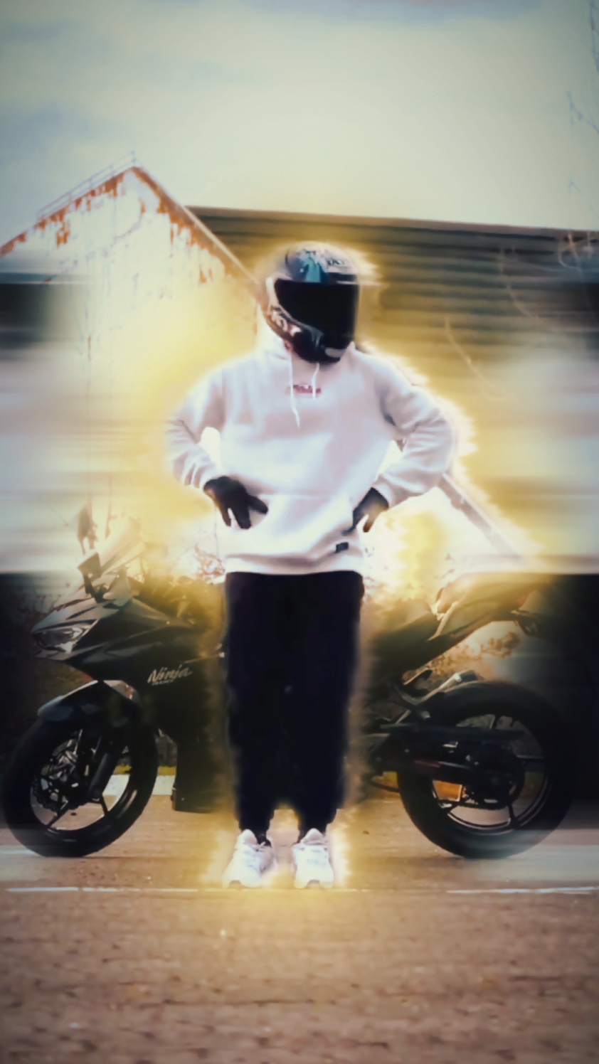 Dancing biker