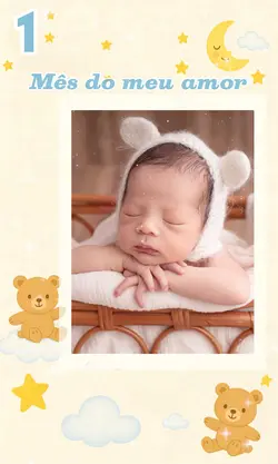 Mesversário ursinho