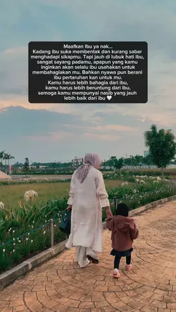 Maafkan ibu ya nak