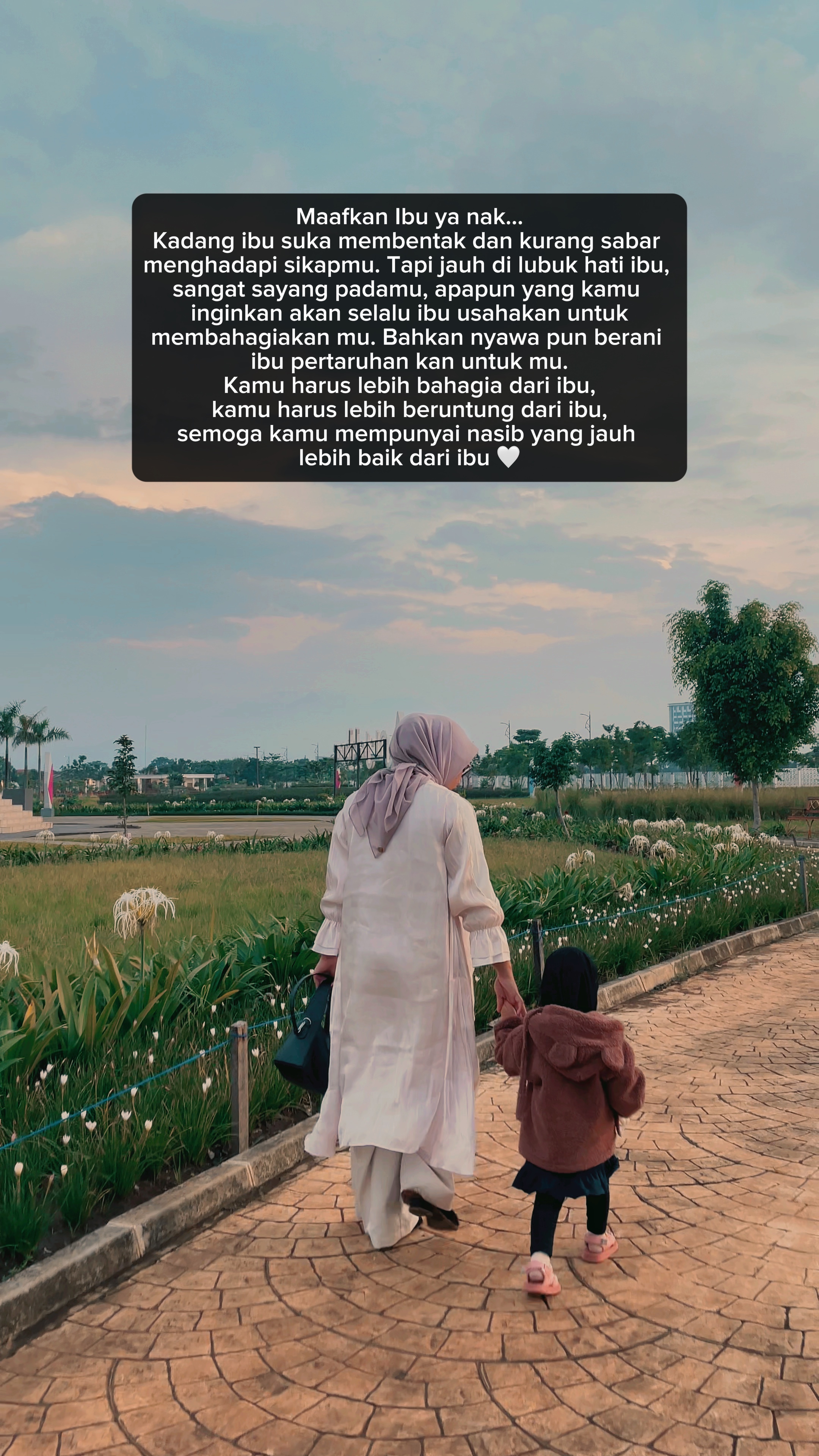 Maafkan ibu ya nak