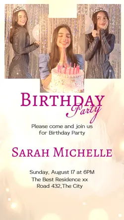 Birthday invitation