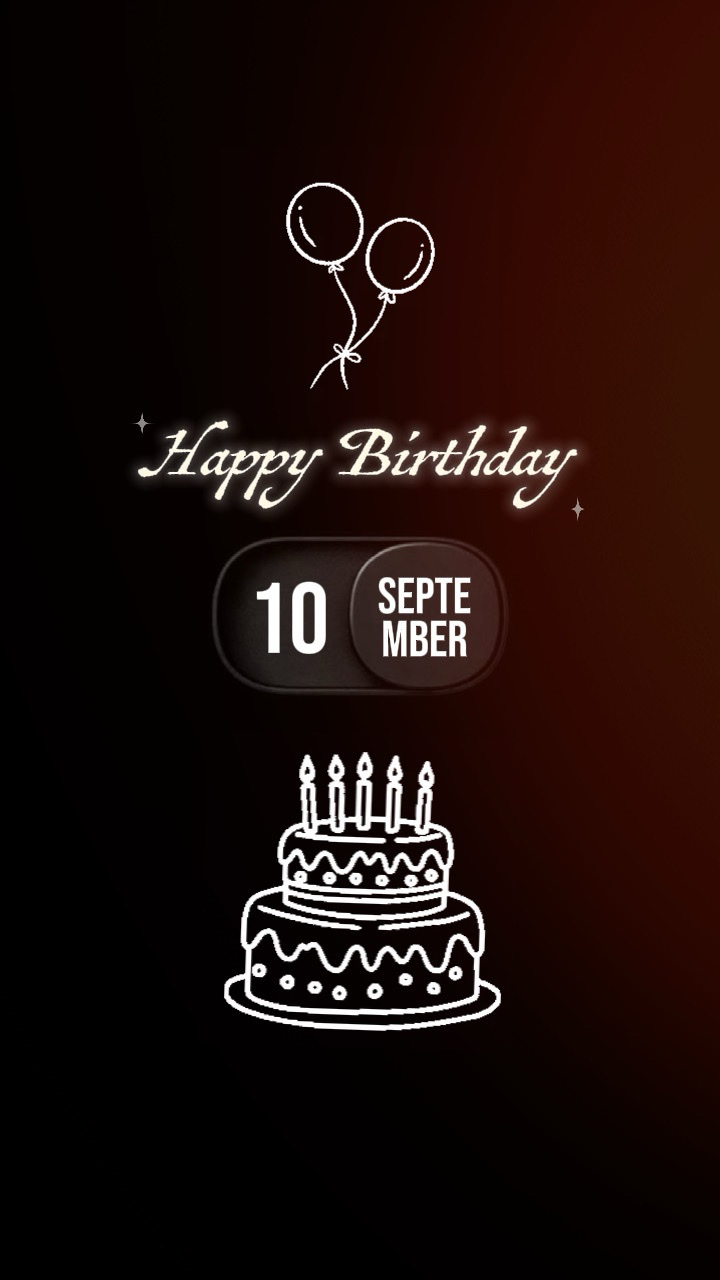 ANNIVERSAIRE LE 10 SEPTEMBRE