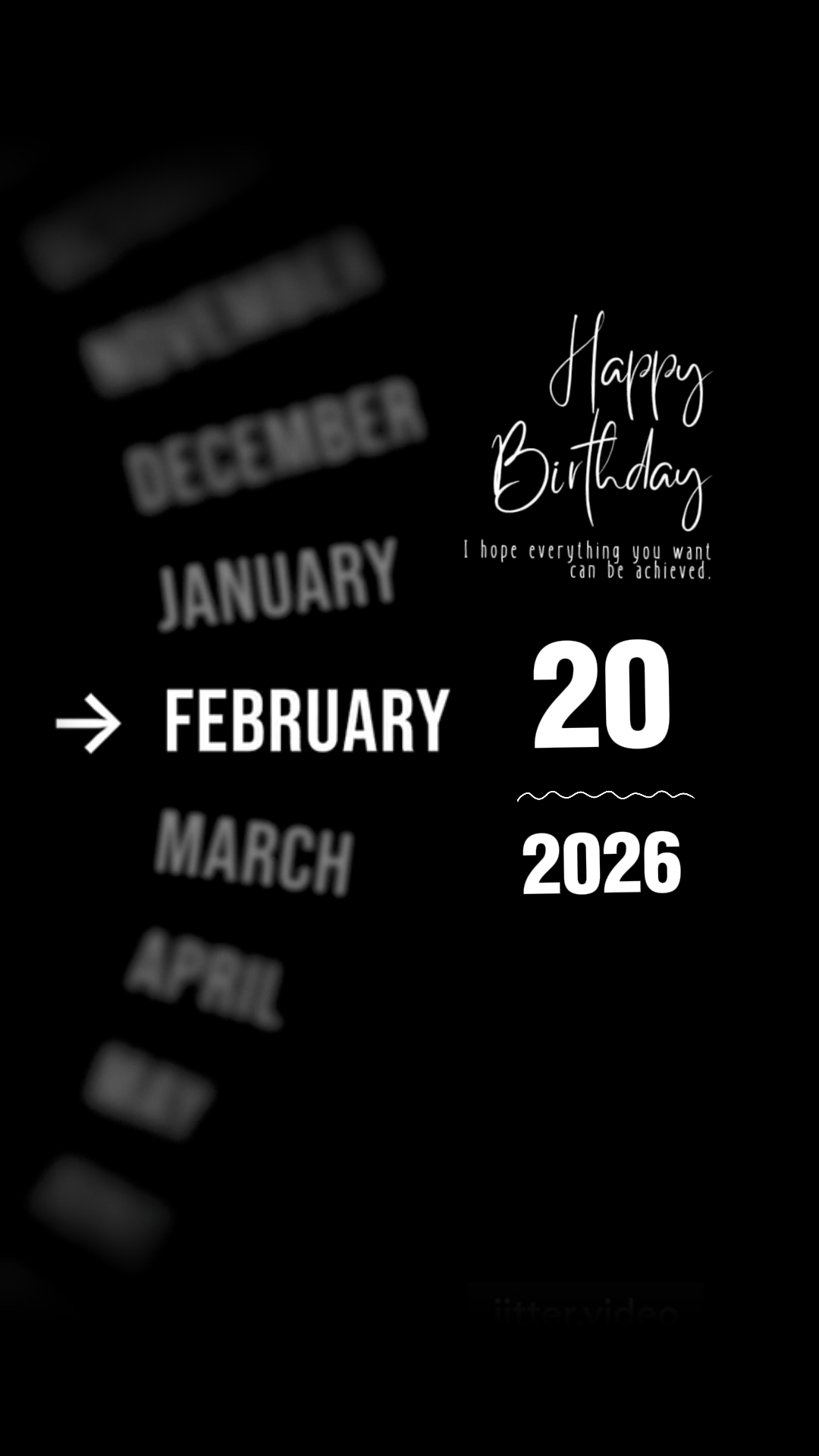 BDAY LOVE 20 FEBRUAR