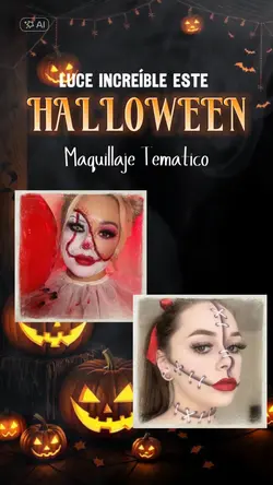 Halloween maquillaje
