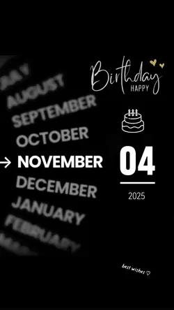 hbd 04 November 2025