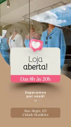 LOJA ABERTA STORY 