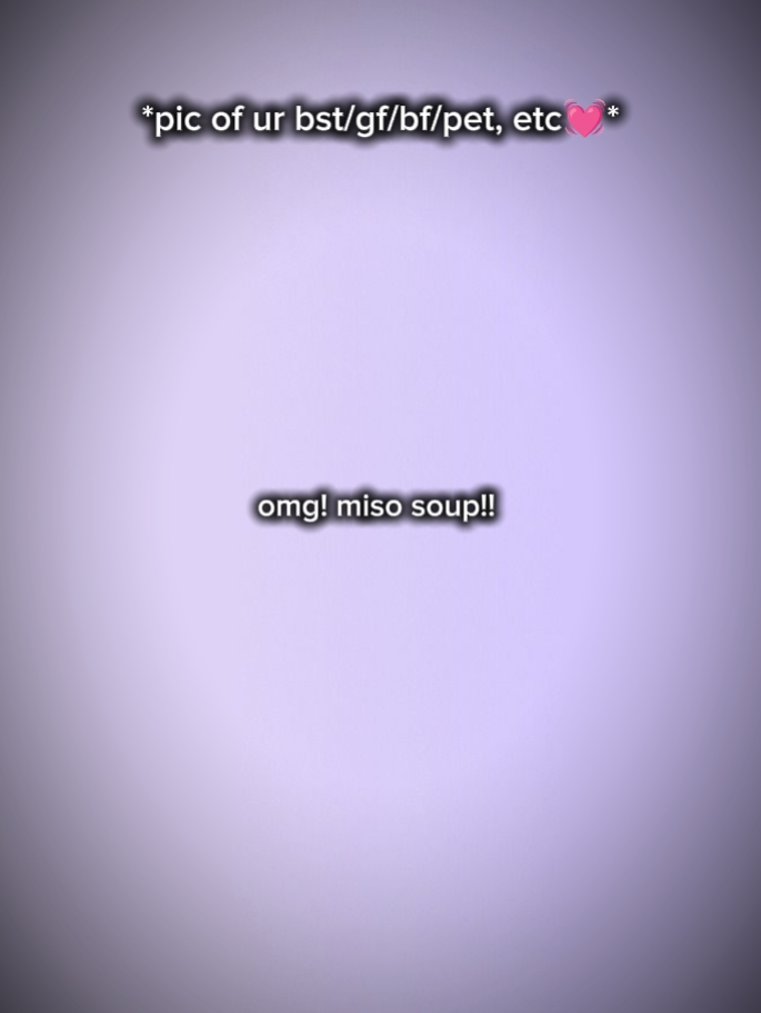 veux de la soupe miso