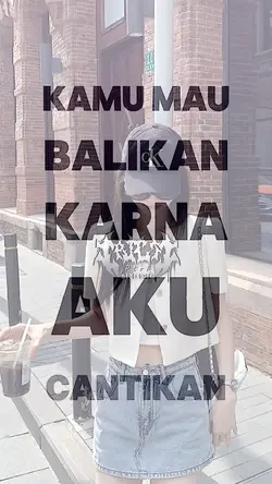 kamu mau balikan