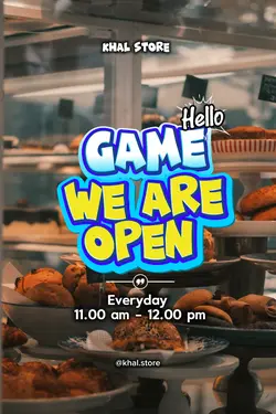 We are open store 