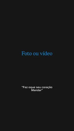 Seu coração mandar