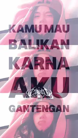 karna aku gantengan