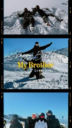 Birthday brother 