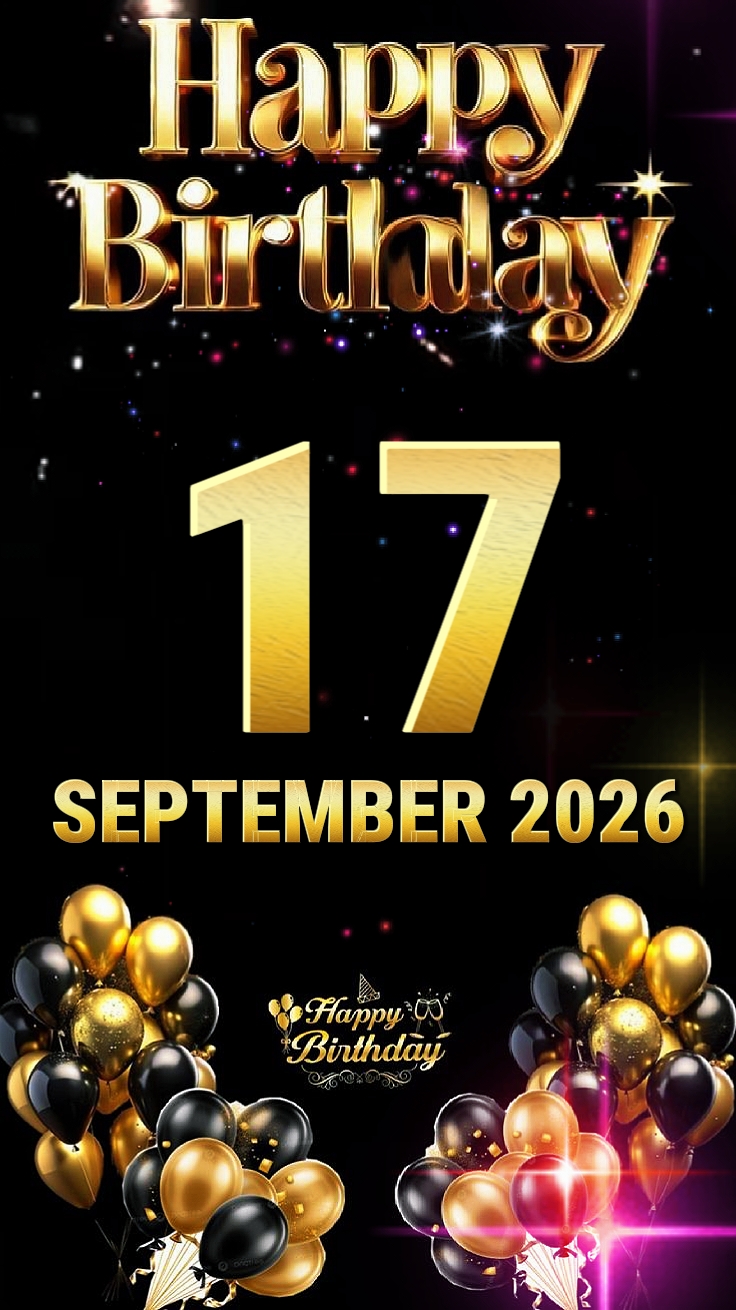 HBD 17 September2026