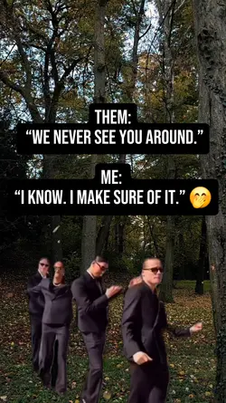 We never see you