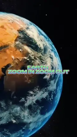 Earth zoom in & out