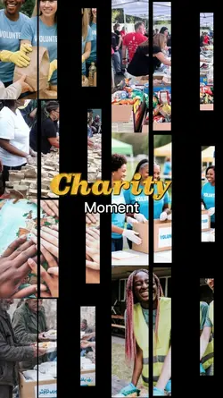 Charity moment