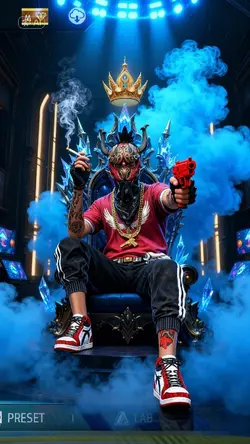 AI ff duduk di kursi