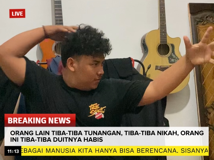 tiba tiba duit habis