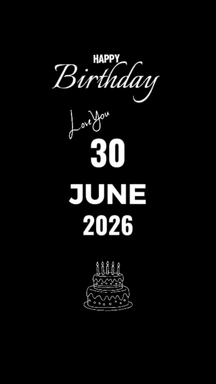 Aniversário 30 de junho 