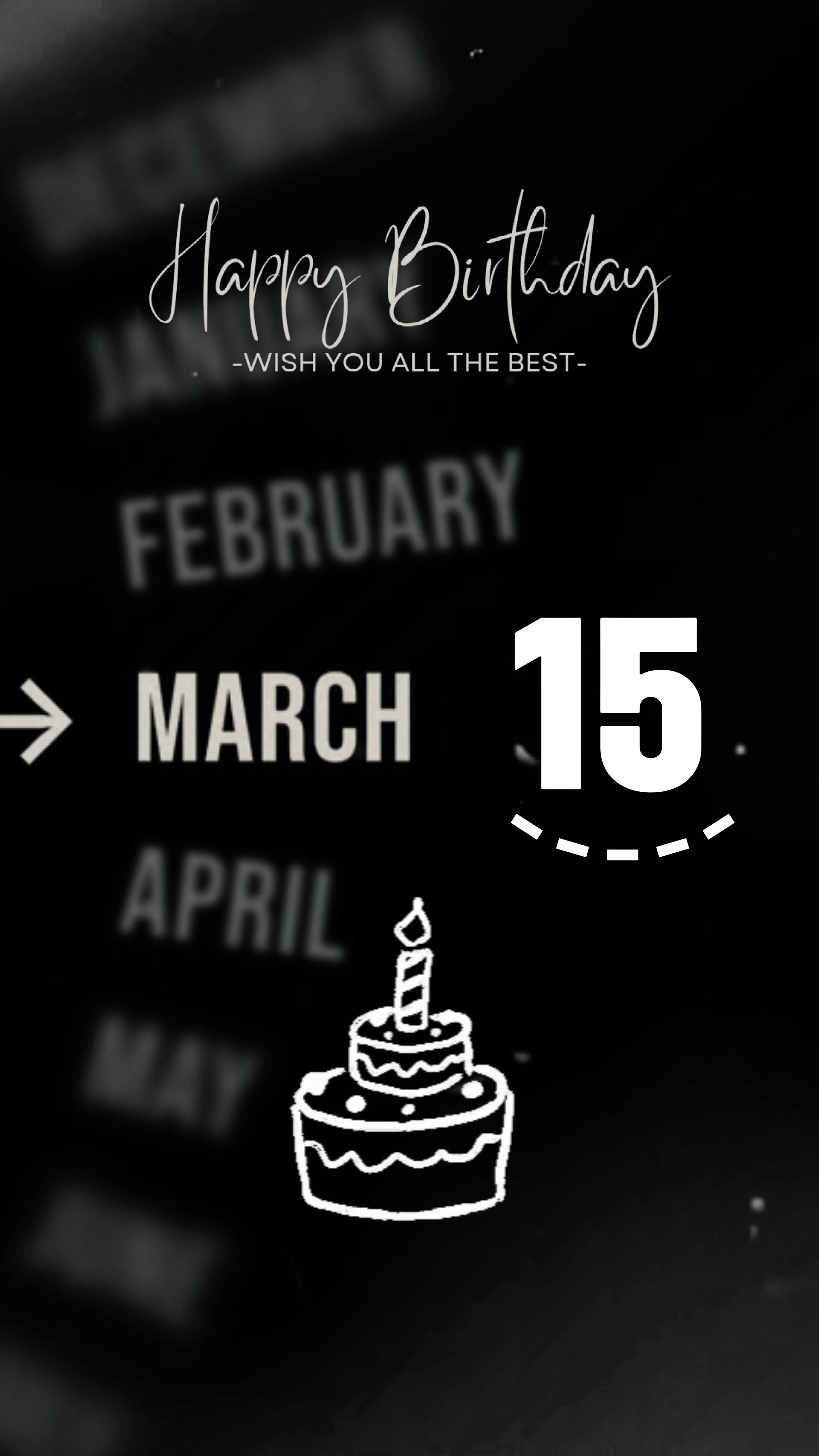 15 MARS ANNIVERSAIRE